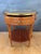 Elegant French side table in the Louis XVI style, dating from the early 20th century. The table features a circular top...