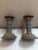 Brown Antique Pair of Doulton Lambeth Candlesticks For Sale - Image 8 of 9