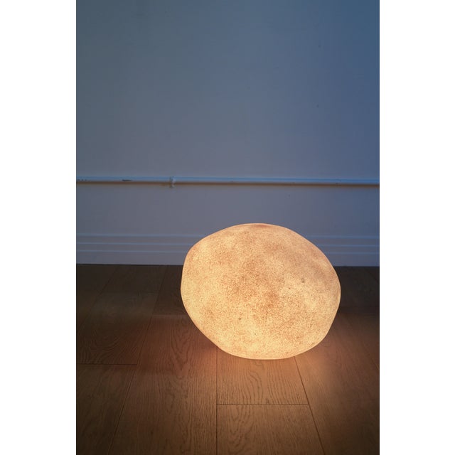 Tan 1960s 'Dora' Rock Lamp by Andre Cazenave for Atelier a/Disderot, France For Sale - Image 8 of 8