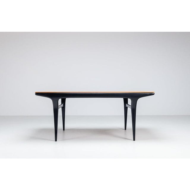 Belform T4 Dining Table in Beech by Alfred Hendrickx for Belform, Belgium, 1958 For Sale - Image 4 of 18
