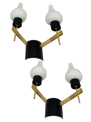Wall Lamps from Stilnovo, 1960, Set of 2