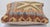 Tribal Arteverk Handwoven Afghan Kilim Pillow — Orange & Blue Diamond Medallion For Sale - Image 3 of 3