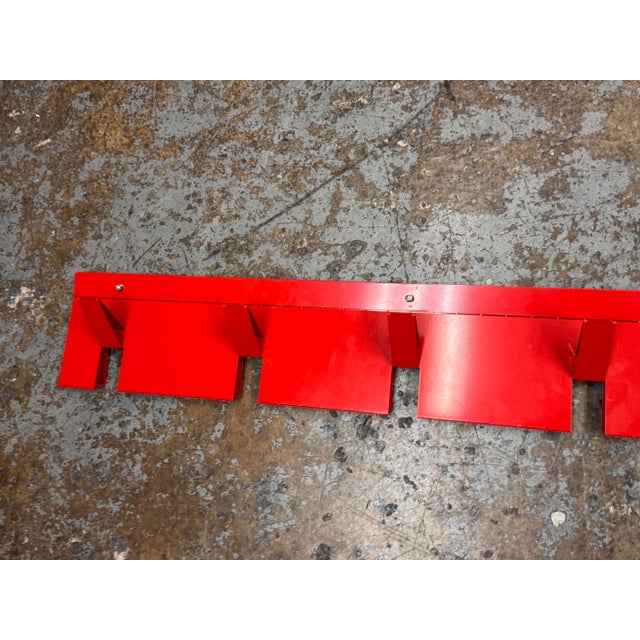 Contemporary Blu Dot 2d:3d Coat Rack, Fire Engine Red For Sale - Image 3 of 12
