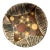Signed Ceramic Art Studio Pottery Bowl / Mid Century L.Tamariz Ecuador Decorative Fruit Bowl Plate Eduardo Vega For Sale