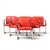 Knoll Brno Flat Bar Mid Century Chrome Dining Chairs - Set of 6 Each chair measures: 23 wide x 21.5 deep x 31.75 inches...