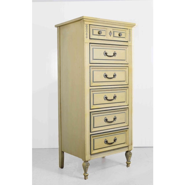 Dixie Mid Century French Style Lingerie Chest by Dixie For Sale - Image 4 of 12