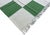 Casa Cosima Handmade Woolen Flat Weave Rug, Moss Green and White Checker Board Dhurrie - 5'x8' For Sale - Image 4 of 12