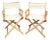 Vintage Director Chairs by Telescope Furniture - Set of 2 For Sale