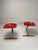 Achille & Pier Giacomo Castiglioni, pair of "Mezzadro" model metal and wood stools, made for the Italian company Zanotta....