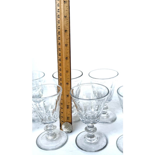 Late 19th Century Saint-Louis Crystal Fine Quality Port/Sherry Glasses. French Ca. 1890 - Set of (8) For Sale - Image 15 of 15