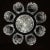 Vintage Ice Murano Glass Chandelier from AV Mazzega, Italy, 1970s For Sale - Image 9 of 18