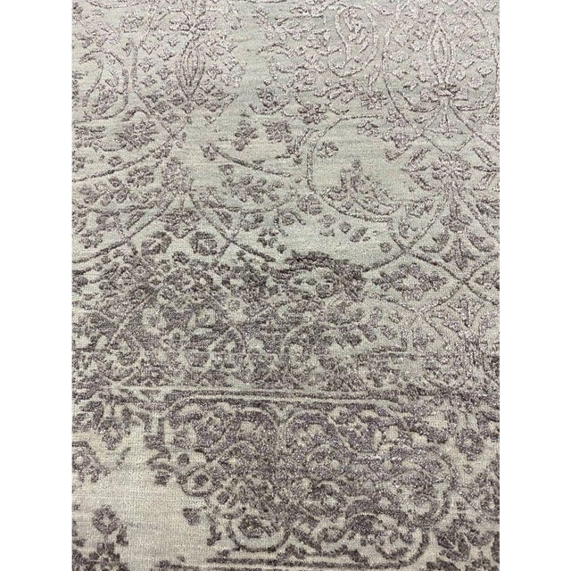 Textile 1990s Handwoven Transitional Area Rug 9x12 For Sale - Image 7 of 10