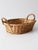 Wood Vintage Wicker Gathering Basket For Sale - Image 7 of 10