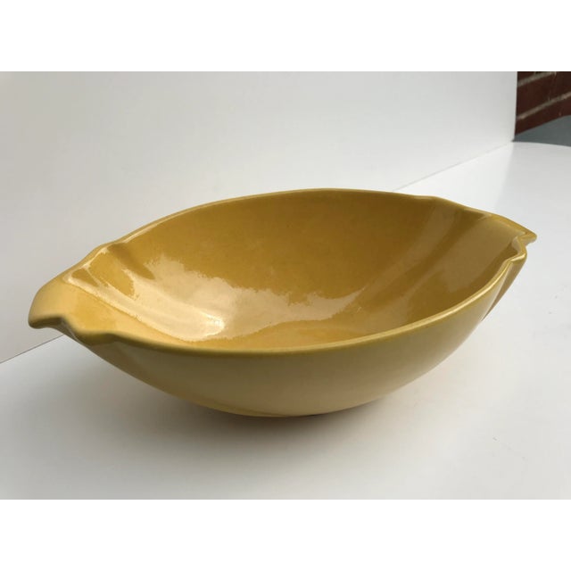 Vintage Frankoma Sunflower Yellow Flower Bowl For Sale - Image 12 of 12