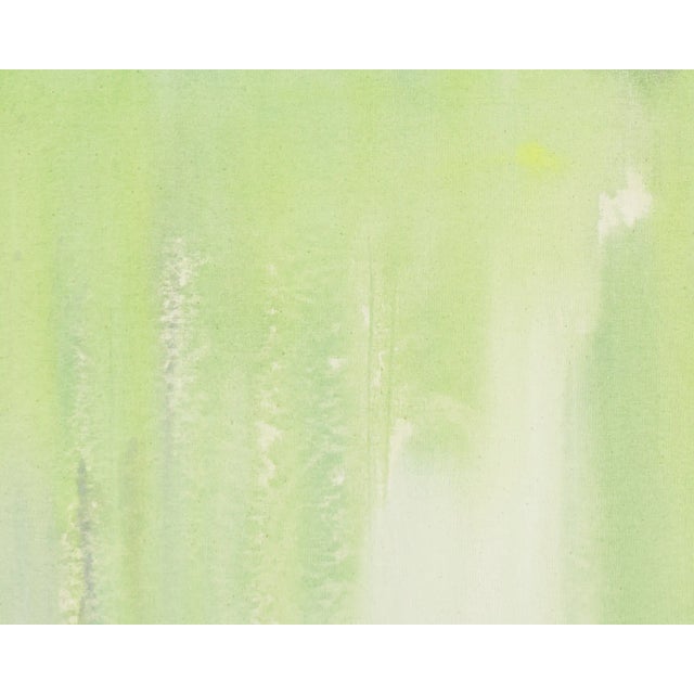 2020s "Double Exposure Mountain Flowers" Large Abstract Acrylic Painting by Simon Findlay For Sale - Image 5 of 8