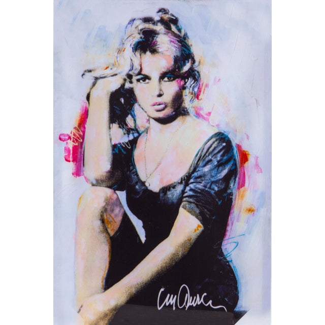 Brigitte Bardot, Sid Maurer Giclee Print on Canvas For Sale - Image 4 of 4