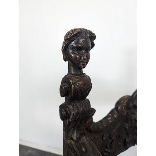Italian Baroque Curule Chairs, Set of 2 For Sale - Image 7 of 10