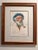 An original watercolor portrait by Italian artist Augusto Moriani (1854–1913), depicting an elderly bearded man in a blue...