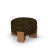 Contemporary Collector Cassette Pouf in Charcoal Kuba by Alter Ego Studio For Sale - Image 3 of 7