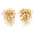 Vintage Sorrelli Cascading Swarovski Crystal Glass Sculptural Clip on Earrings, 1980's For Sale