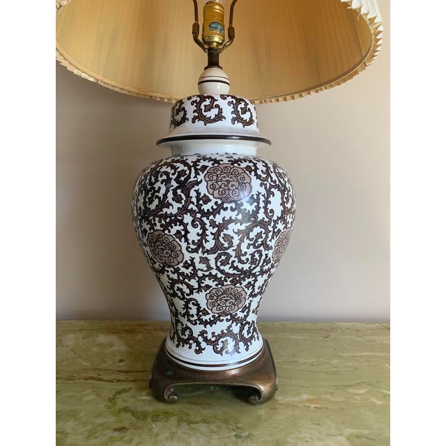 Vintage Chinese Porcelain Ginger Jar Table Lamp Chairish