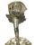 Late 20th Century Vintage Silverplate Hollywood Regency Style Candle Sconce For Sale - Image 5 of 8
