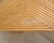 Organic Modern Pencil Reed Rattan Waterfall Console Table For Sale - Image 10 of 18