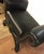 1970s Black Vintage Vinyl Ottoman/Stool (Vintage) For Sale - Image 5 of 7