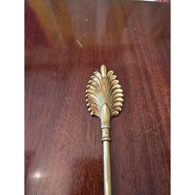 1940s Pair of Vintage Hollywood Regency Empire Sconces For Sale - Image 5 of 8