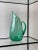 Mid-Century Modern Vintage Mid-Century Teal Blown Glass Pitcher Attributed to Winslow Anderson for Blenko, Circa 1960s For Sale - Image 3 of 11