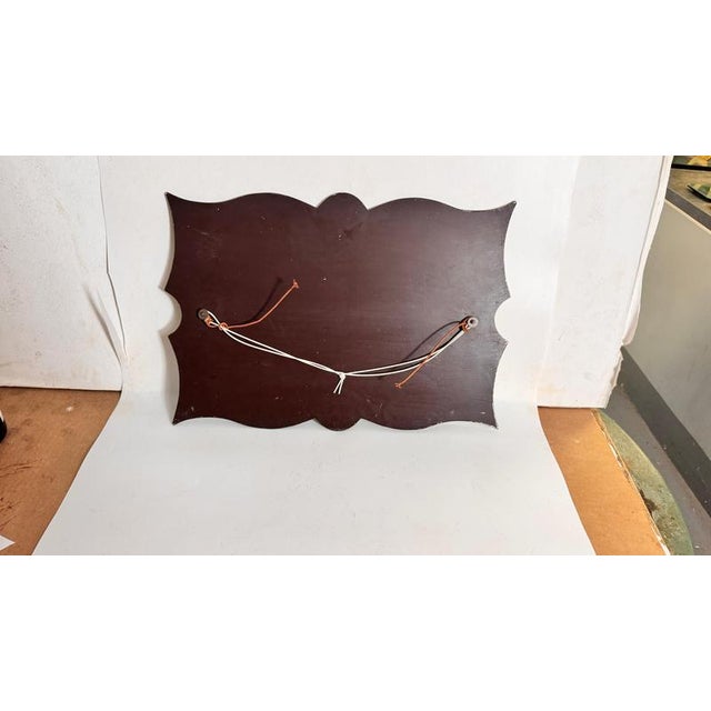 Art Deco Frameless Mirror with Sculpted Edges, France, 1940s For Sale - Image 14 of 17