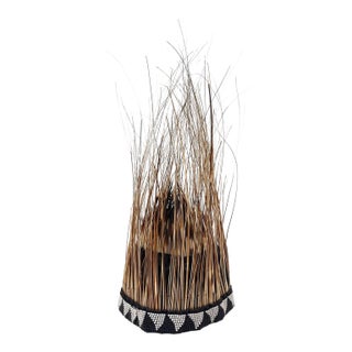 Early 20th Century Ndebele-Style Porcupine Quill Headdress MATTER COLLECTION For Sale