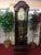Brown Antique Grandfather Clock Herschede Clock Tubular Tall Clock Solid Wood Mahogany For Sale - Image 8 of 8