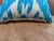 Moroccan 1990s Handmade Silk Ikat Square Pillow Cover For Sale - Image 3 of 11