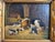 This antique oil painting on board of mamma hound dog with her pups is just too sweet! Besides the most adorable subjects,...