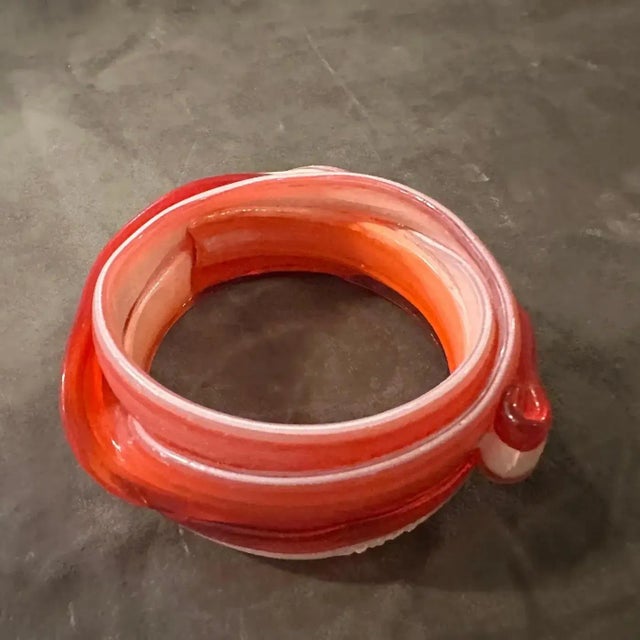 This vintage 21st-century rubber bangle bracelet is a distinctive piece designed by Gaetano Pesce for Corsi Design from...