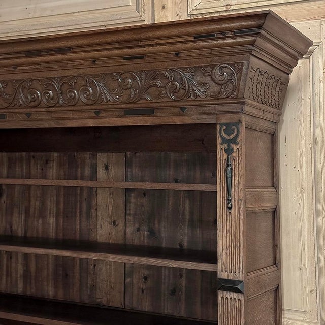 19th Century Dutch Renaissance Open Bookcase For Sale - Image 13 of 17