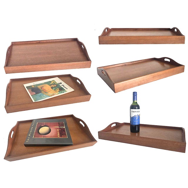 1970s Teak Wood Folding Bed/Lap Tray For Sale In Miami - Image 6 of 10