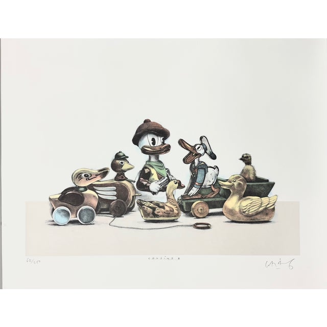 1980s Cousins II Pop Art Lithograph For Sale