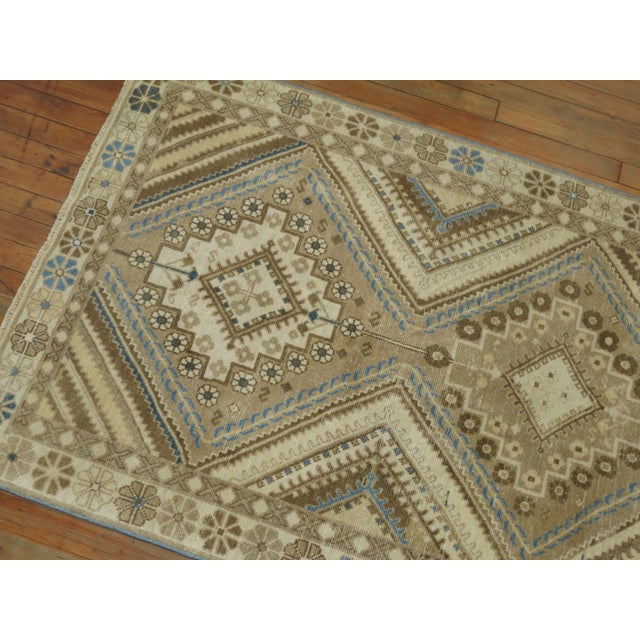Vintage Persian Tribal Runner - 3'5" x 10'2" For Sale In New York - Image 6 of 8