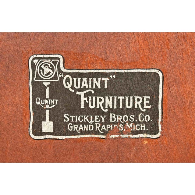 Stickley Brothers Antique Mission Oak Arts & Crafts Sideboard or Bar Cabinet, Circa 1910 For Sale - Image 15 of 16