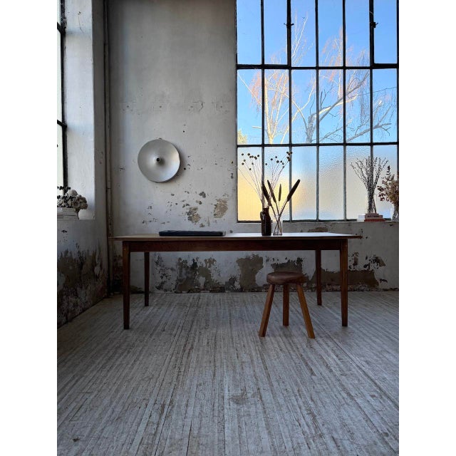 Oak Farmhouse Table, 1950s For Sale - Image 4 of 18