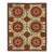 Modern Classics Brick Red & Gold Abaca Suzani Rug by Rug & Kilim, India For Sale
