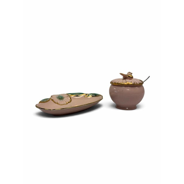 Add a touch of nostalgic mid-century charm and sweetness to your tabletop or kitchen with this beautiful vintage...
