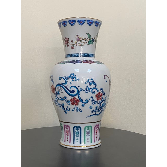 1986 Franklin Mint Chinese Porcelain Tortoise Vase For Sale - Image 10 of 14
