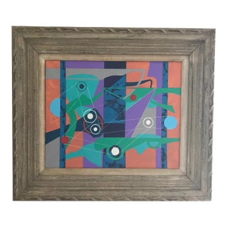 Abstract Figurative Composition on Canvas - Signed Allen 2021 For Sale