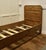 Brown French Pine Single Sleigh Bed For Sale - Image 8 of 11
