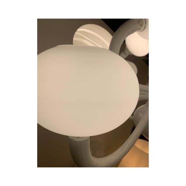 Pop White Murano Glass Chandelier by Simoeng For Sale - Image 10 of 14