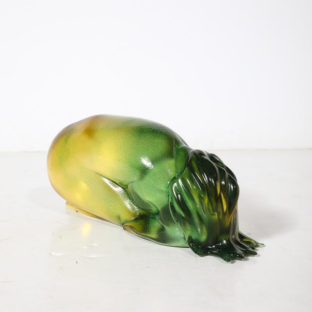 Mid 20th Century Mid-Century Hand-Blown Murano Glass Nude Sculpture Signed Giancarlo Signoretto For Sale - Image 5 of 12