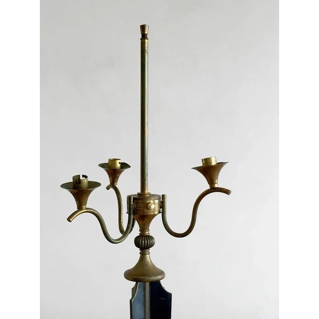 Neoclassical Floor Lamp, 1940s For Sale - Image 6 of 8